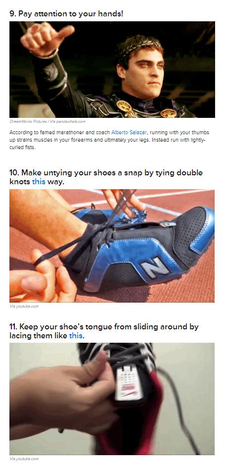 19 Insanely Clever Hacks And Tricks To Improve Your Run