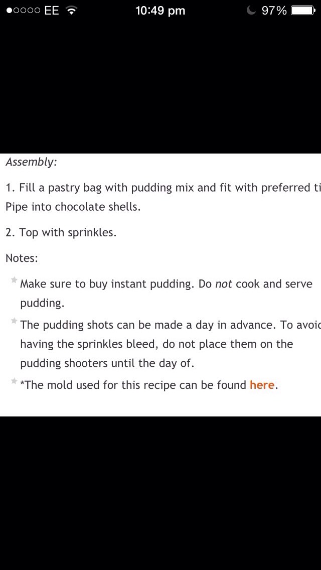 Vodka Pudding Shots 👌🍫👍