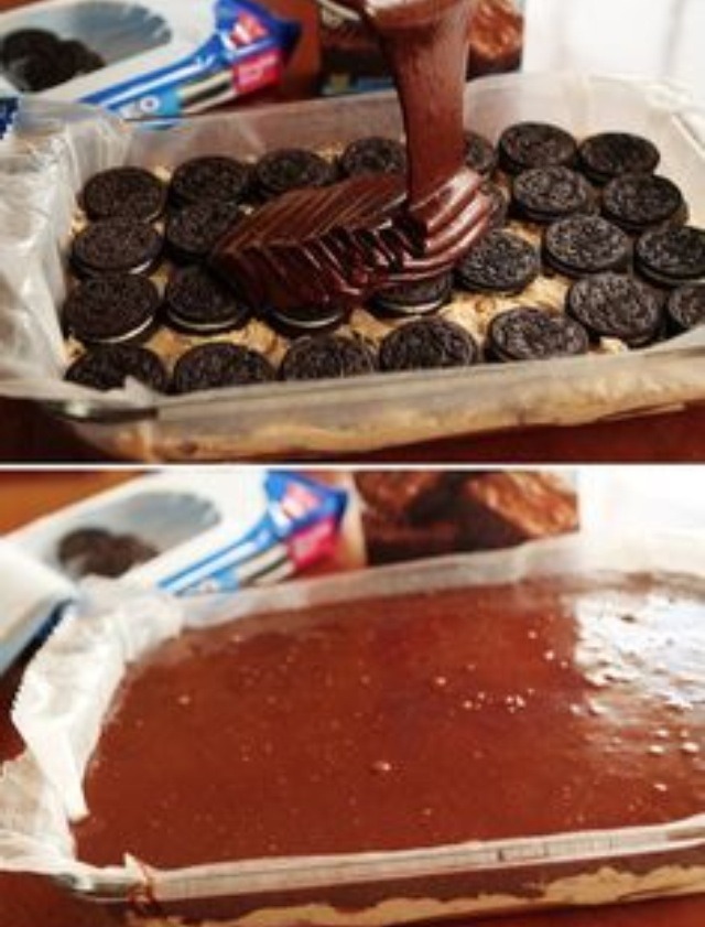 Oreo-cookie Brownie.. Best Desert Ever! #tipit
