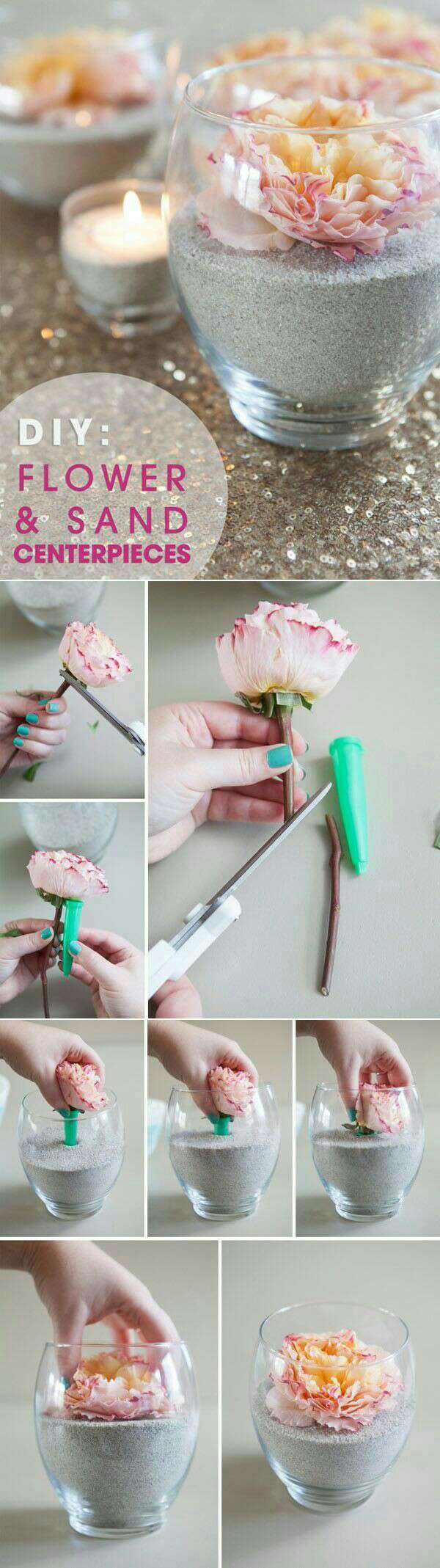 super cute diy wedding centerpiece 