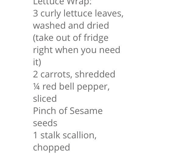 Simple Vegan Asian Lettuce Wrap 