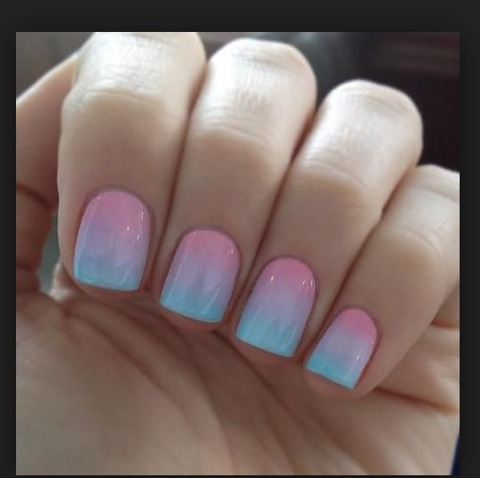 Check Out These Gradient Nails