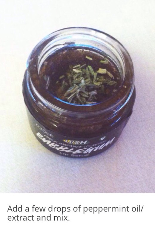 How To Make All Natural Rosemary Peppermint Lip Scrub