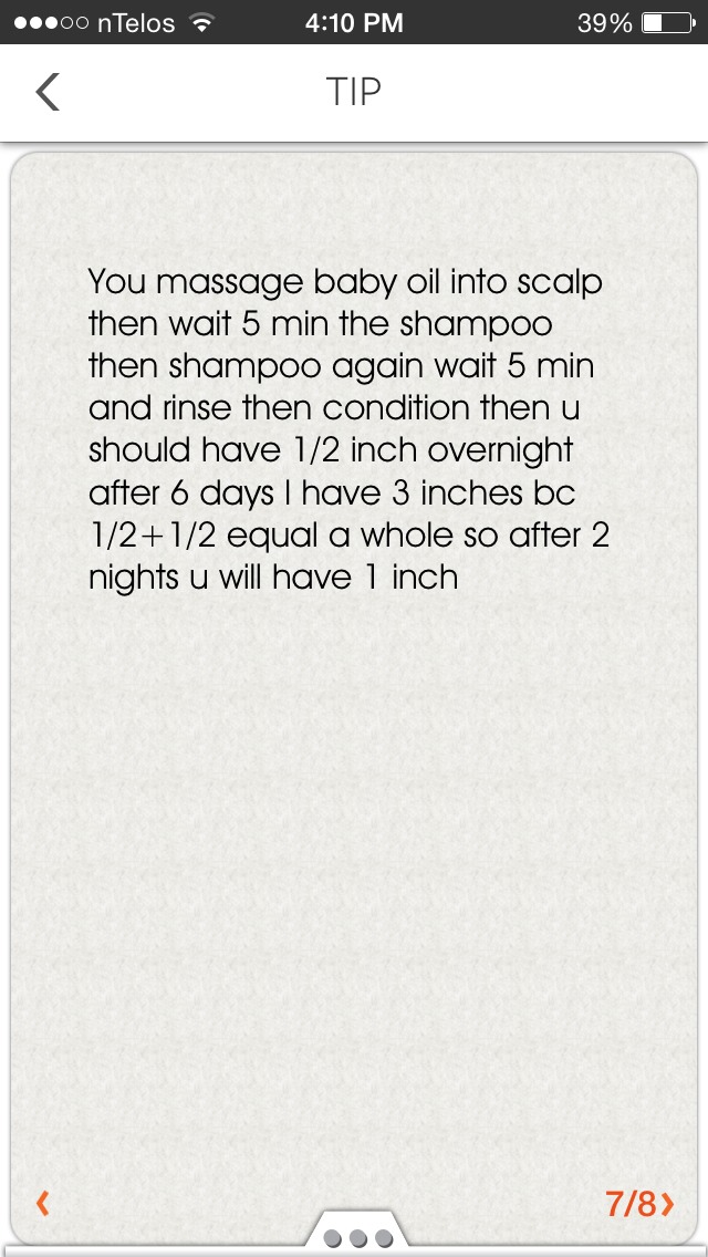 How To Grow Hair 1\2 Overnight!!