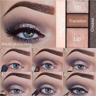 Glitter Eyeshadow Tutorials🐚
