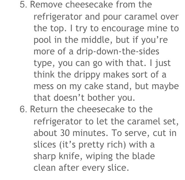 Delicious Salted Caramel Cheesecake