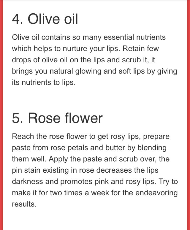 Natural Remedies For Dark Lips❗️