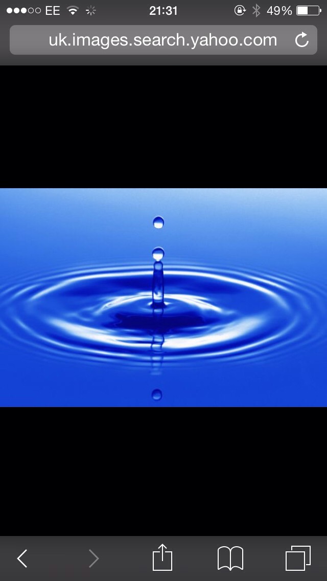 put a cup/mug of cold water into your bowl.