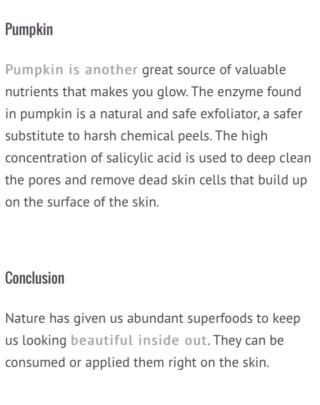 Beauty Foods 👸