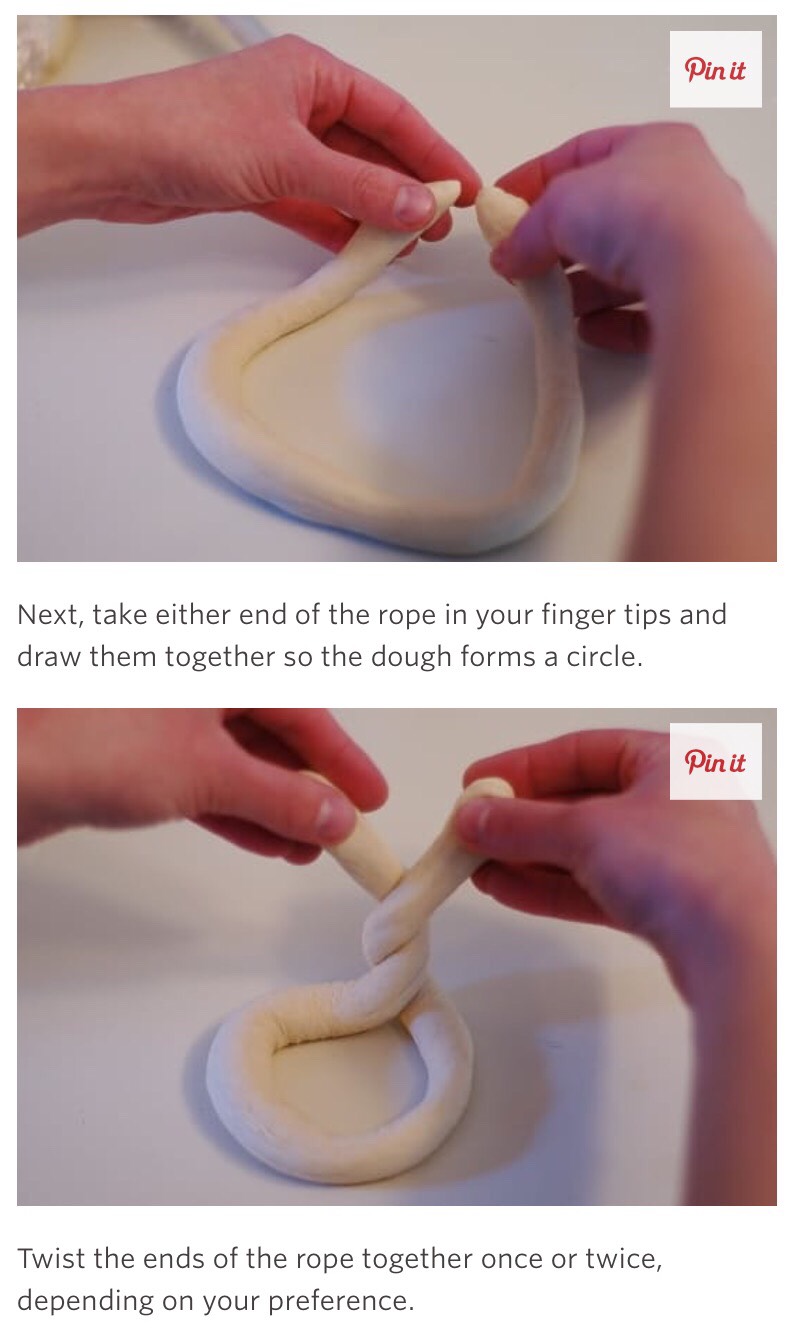 Easy Homemade Soft Pretzels.  