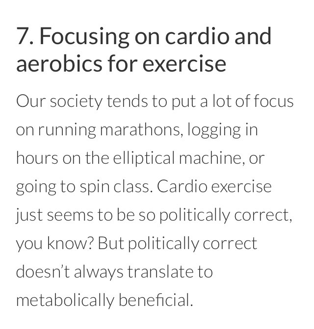 7 "Healthy" Habits Hurting You Metabolism #summervibes