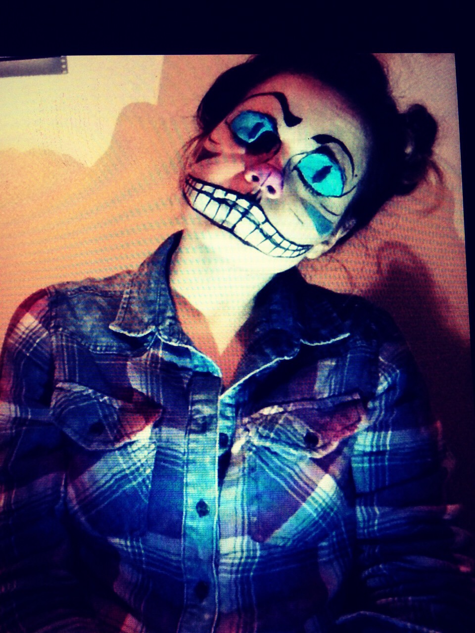 Alice In Wonderland Inspired Face Paint
