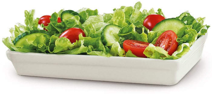Salad would be just as good as the rap 