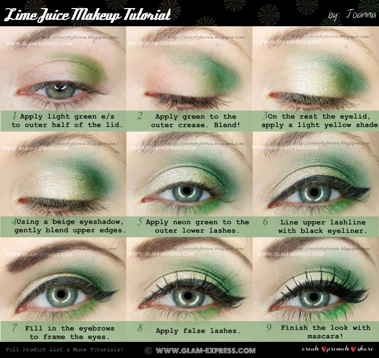 Green Eyeshadow Tutorials 🌴