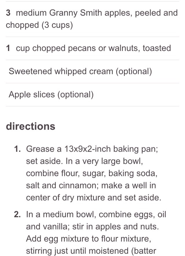 ๐FRESH APPLE CAKE ๐