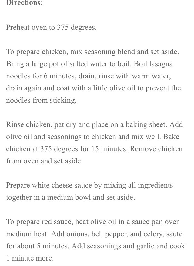 Hot "Wing" Chicken Lasagna