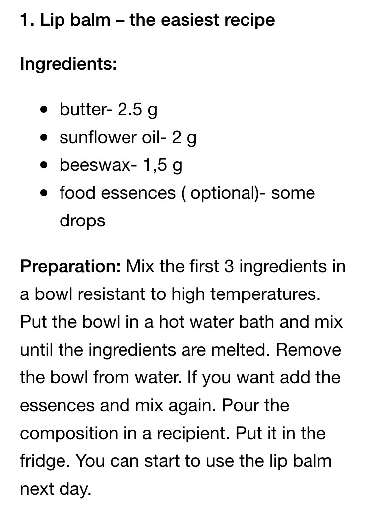 Top 4 Homemade Natural Lip Balm. 