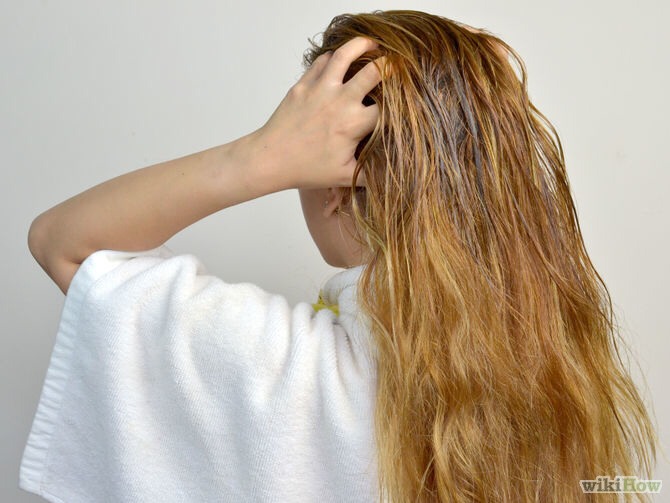 Massage into hair 