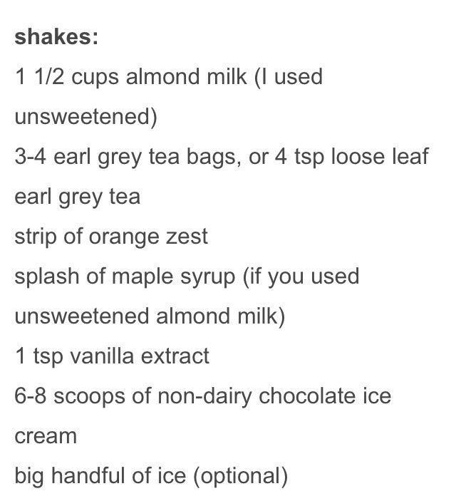 Earl Grey Chocolate Drink