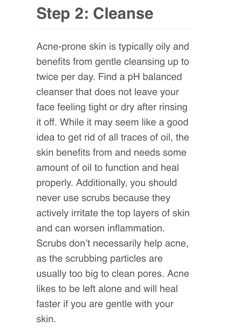 Skincare Routine Guide For ACNE PRONE skin