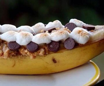 S'mores like banana split: