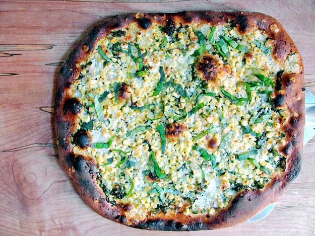 17. Fresh Corn Pizza 