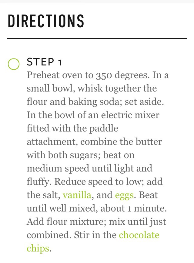Chocolate Chip Cookies