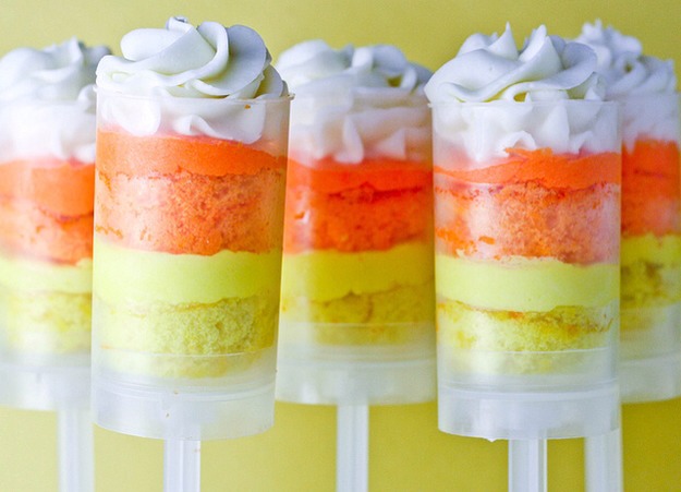 26. Candy Corn Push-Up Pops