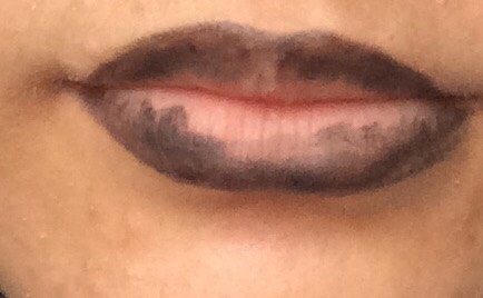 After concealer, Line with lip Pencil