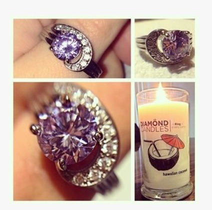Buy A Great Smelling Candle AND there's A Diamond Ring Inside!!!? WHAT!!!!!??