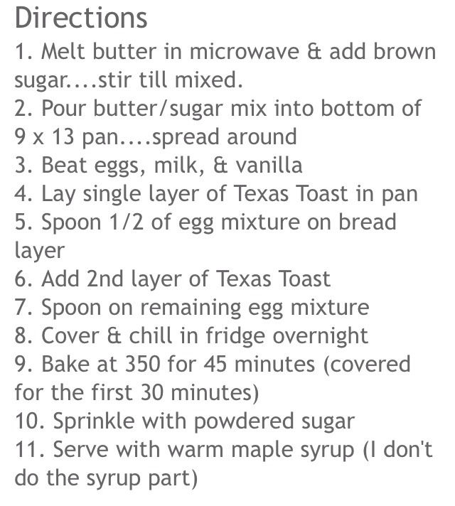 Amazing Recipe!!!(: Baked French Toast. Delicious.!!(: