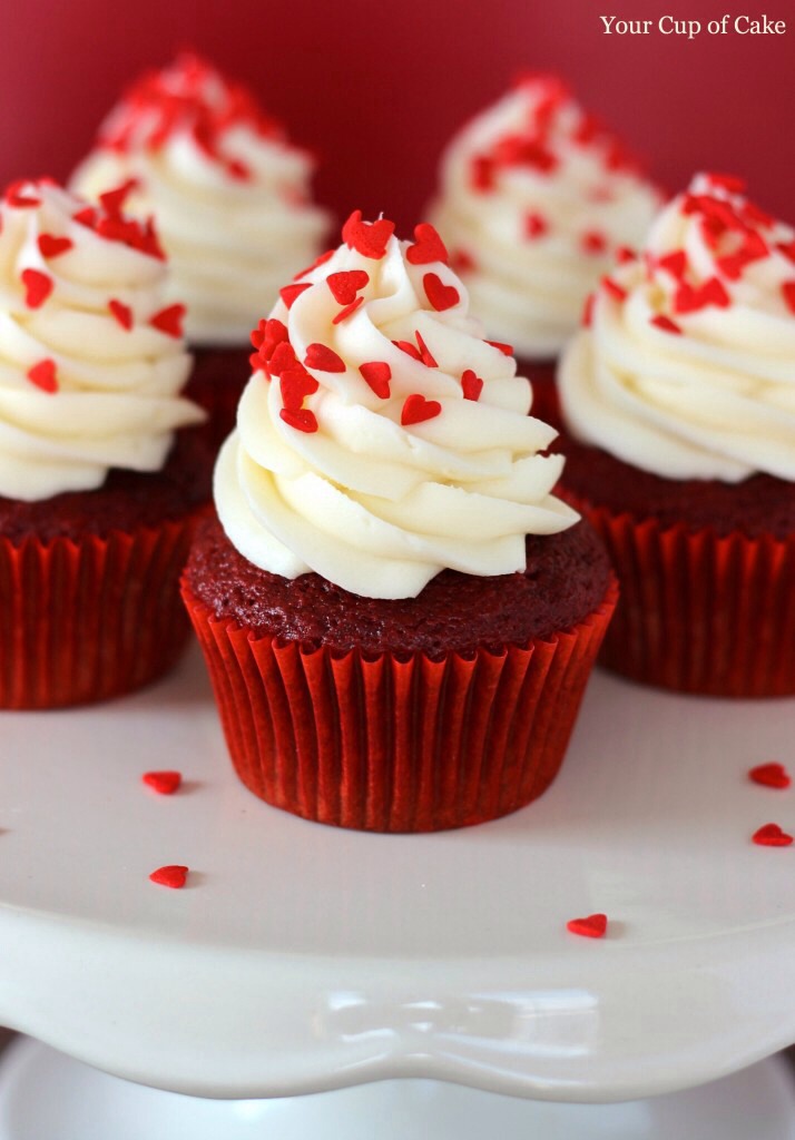 4. Stir in cake mix until smooth.
5. Fill cupcake liners 2/3 full and bake for 17-22 minutes or until an inserted knife comes out clean.
6. Let cool.