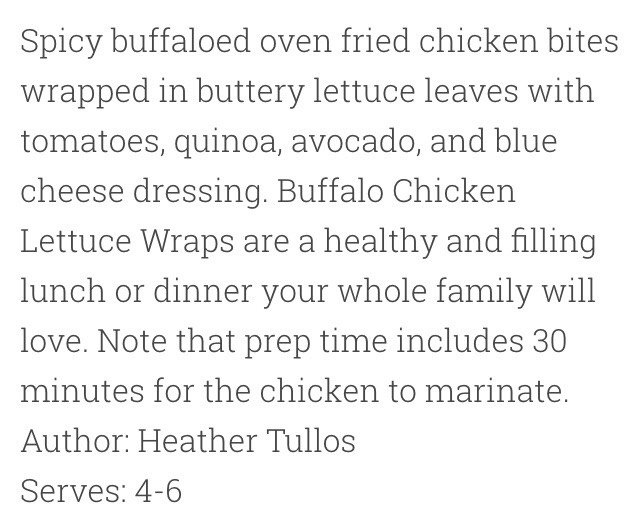 👅Healthy And Delicious Lettuce Buffalo Chicken Wraps!👅
