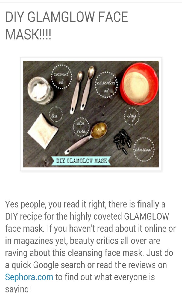 DIY Glam Glow Sephora Mudmask!