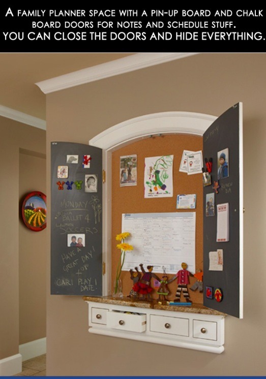 A bulletin work station design