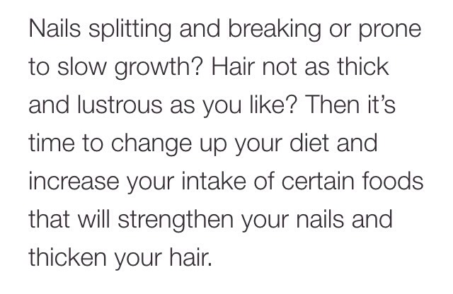 Want Stronger Nail And Longer Hair?? Better Stock Up On These Food ☕️🍺🍳