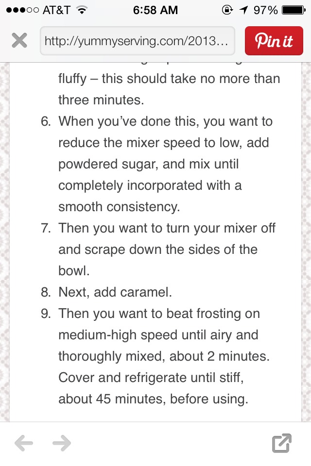 Salted Caramel Frosting