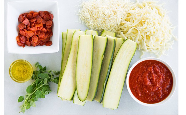 Zucchini Pizza Boats