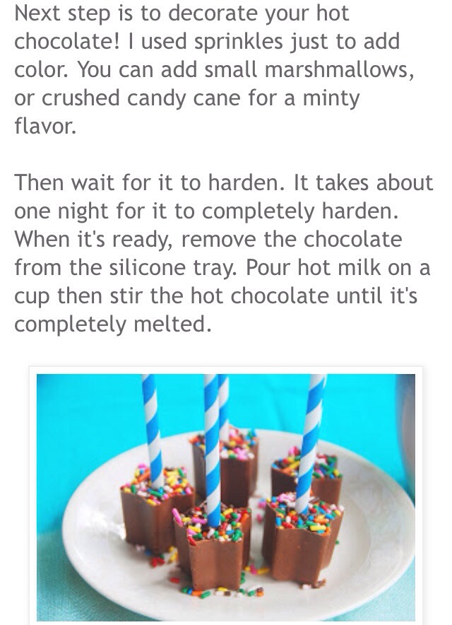 Hot Chocolate On A Stick