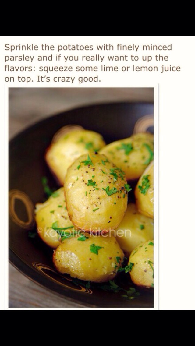 Delicious Potatoes Baked in Chicken Broth, Garlic, & Butter!๐ ๐ด