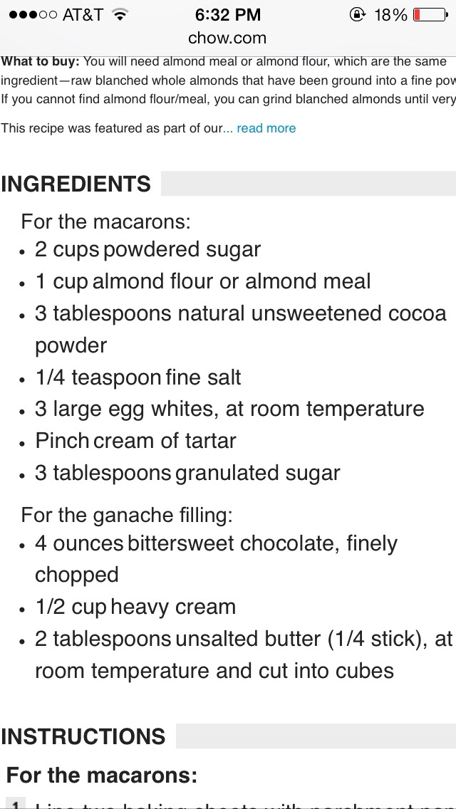 Dark Chocolate Macarons (sweet Treat For Valentines Day) French Recipe
