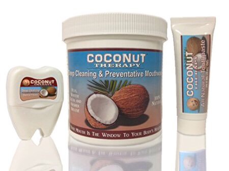 2. Oil Pulling Have you swished with coconut oil?Oil pulling is a traditional way to cleanse the mouth of bacteria. Start your day with oil pulling by swishing.a teaspoon of coconut oil in your mouth.Try to swish for at least 10 minutes.If you can, swish up to 20 minutes.(CAUTION:do not spit it out