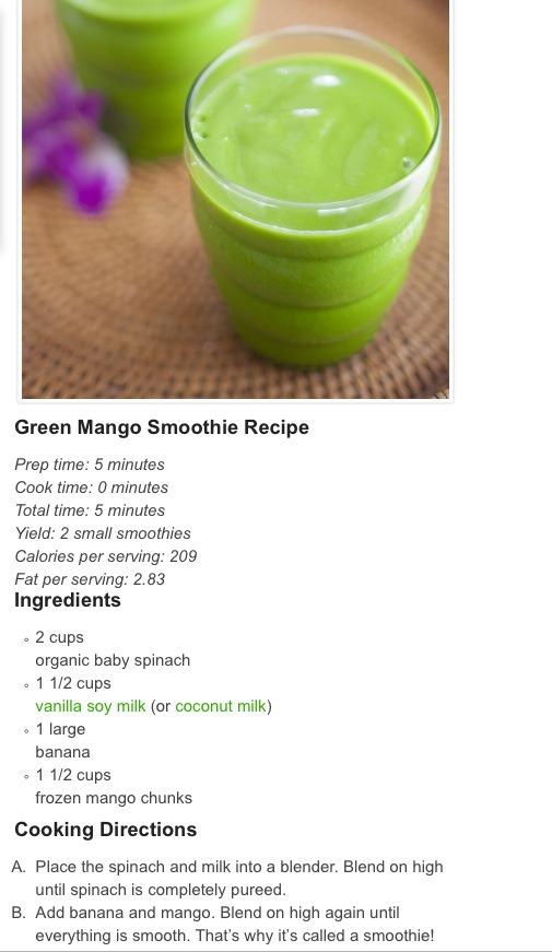 A Bunch Of Healthy Smoothie Recipies