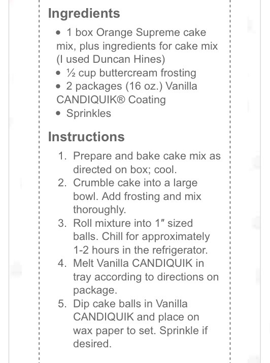 πTO DIE FOR!!!!(: Orange Cream sickle Cake Bites!!!!(: π