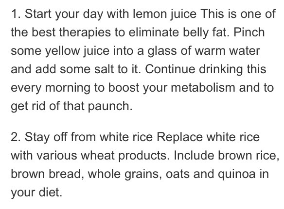π₯β¨ 8 Effective Ways To Get Rid Of Belly Fat!!β¨π₯