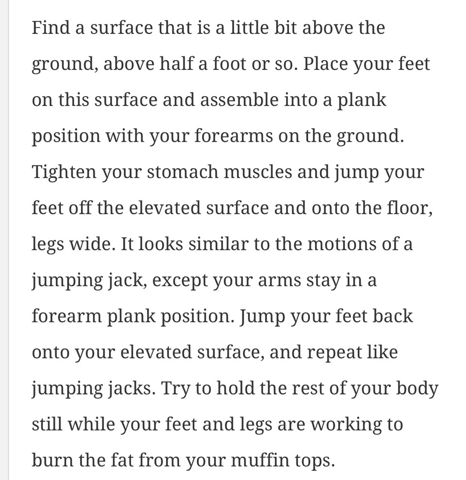 Best 🔟 Exercises To Get Rid Of Your Muffin Top. ☺️