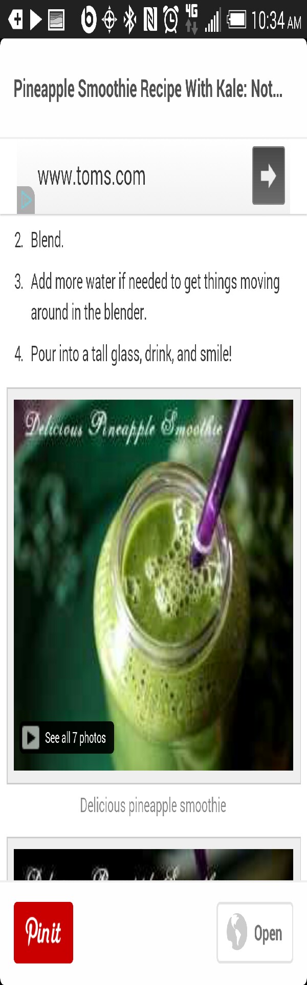 🍓🍓pineapple/strawberry smoothie with kale🍍🍍
