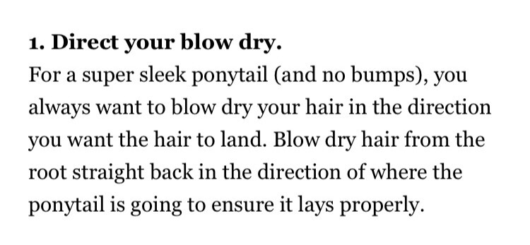 3 Steps for a Perfect Ponytail