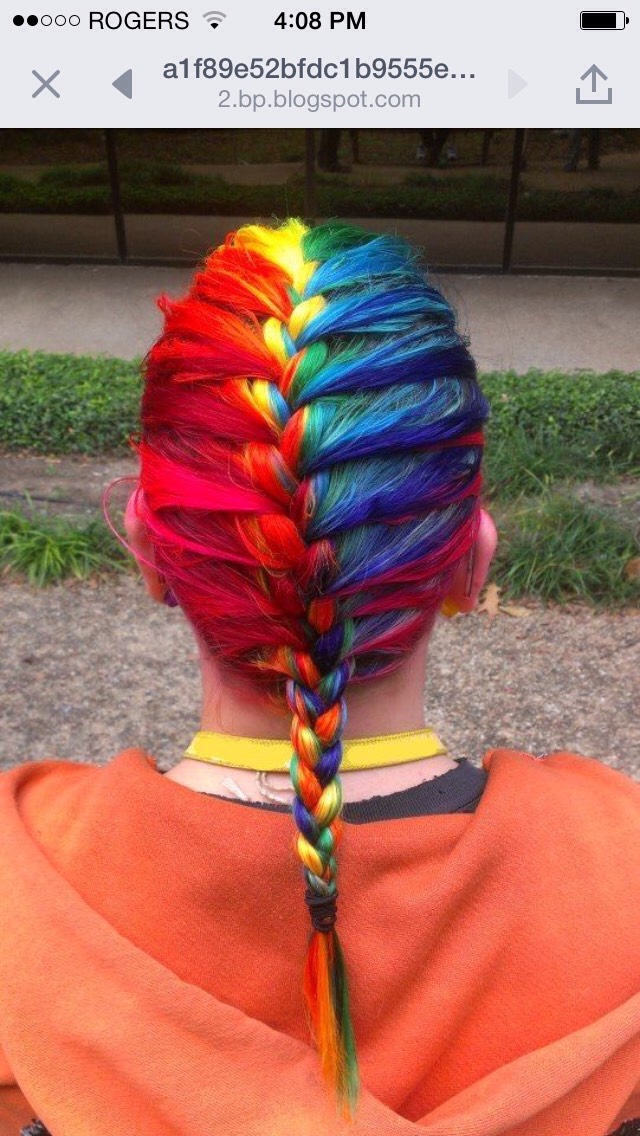 Rainbow Hair Colors 