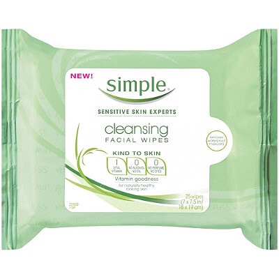 Too lazy to wash your face at night? Keep face wipes by your bed.